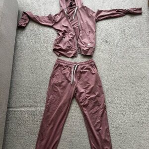 Comfy Mauve Hoodie and Joggers Set